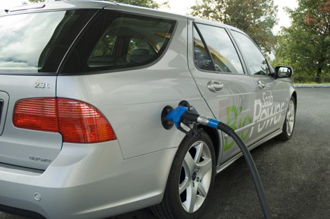 Véhicule fonctionnant au biocarburant